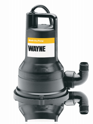 WAYNE Water Systems VIP30 Submersible Utility Pump, 1/3 HP