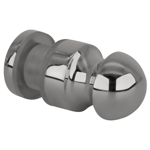 Polished Chrome Mini Bulb Style Single-Sided Door Knob