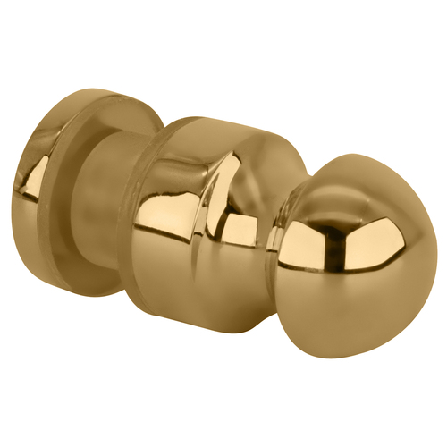 Gold Plated Mini Bulb Style Single-Sided Door Knob