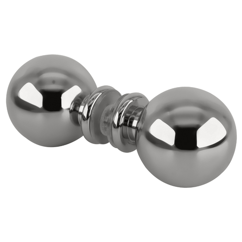 Polished Chrome Ball Style Back-to-Back Knobs