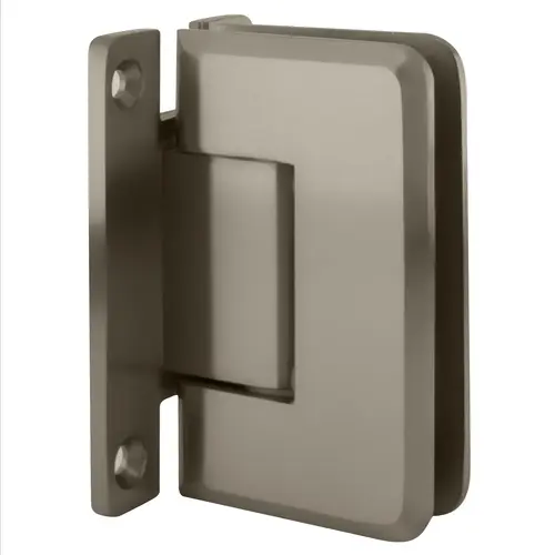 Satin Nickel Pinnacle 037 Series Wall Mount 'H' Back Plate Hinge