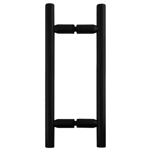 CRL LP8X8MBL Matte Black 8" Ladder Style Back-to-Back Pull Handles
