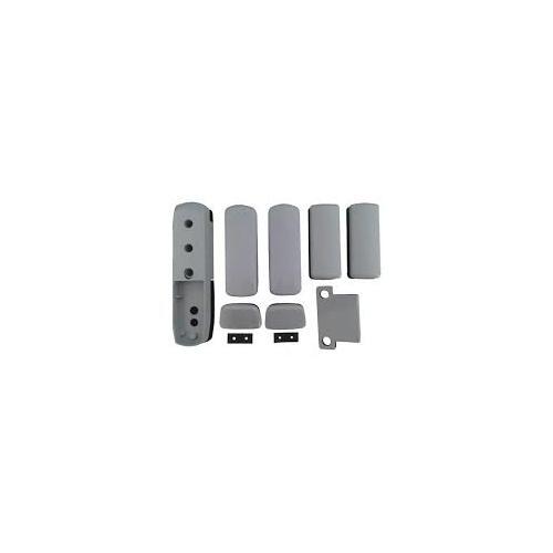Rim Panic Exit Device Touch Series For Double Leaf Door With Access Grey