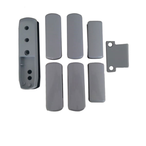 Crossbar Exit Device Push Series For Double Leaf Door With Access Grey
