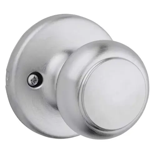 Passage Function Cove Knobset Satin Chrome