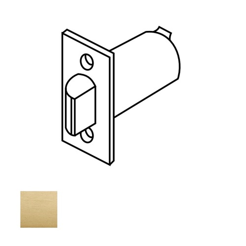 Unguarded Latch, 5" Backset, 10-Line, Satin Brass