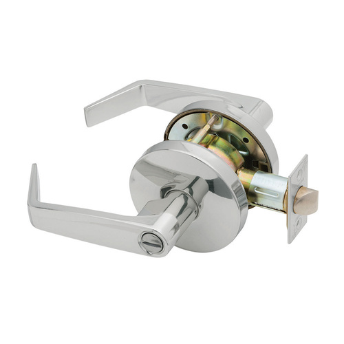 W Series Privacy Dane Lever Lock with 30206 Latch 30148 Strike Bright Chrome Finish