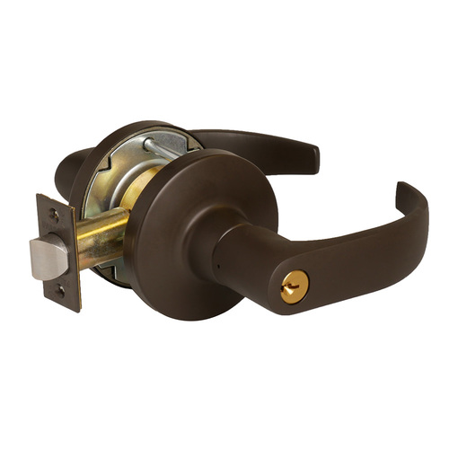 Lock Cylindrical Lock Dark Oxidized Satin Bronze Oil Rubbed