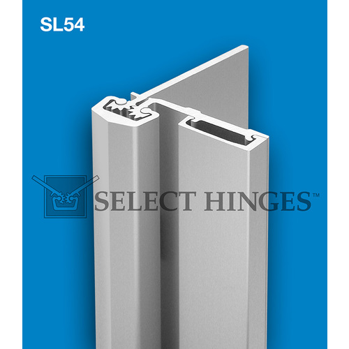 Select Hinges SL54 CL HD 83 CONTINUOUS HINGE, HALF SURFACE HEAVY DUTY, 83 INCHES CLEAR ALUMINUM