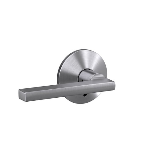 Latitude Lever with Kinsler Rose Non Turning Dummy Lock Satin Chrome Finish