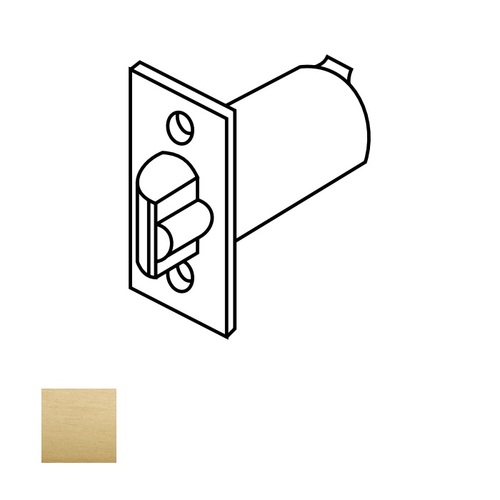 Guarded Latch, 5" Backset, 10-Line, Satin Brass