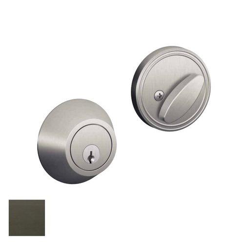 Double Cylinder Deadbolt Aged Bronze Metal Aged Bronze