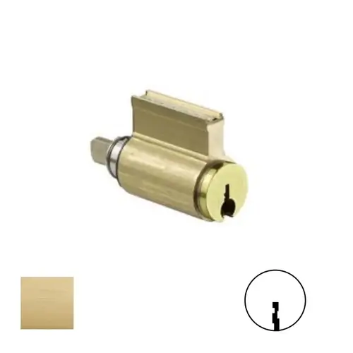 11 Line C11-2 Key-In-Knob/Lever Cylinder Satin Brass