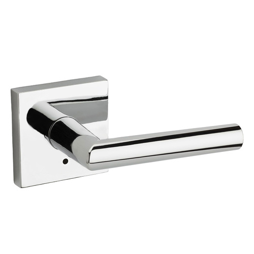 Milan Square Privacy Door Lock with 6AL Latch and RCS Strike Bright Chrome Finish