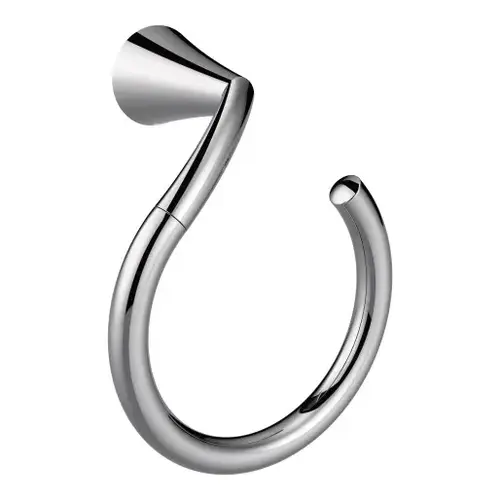 Glyde Towel Ring Bright Chrome Finish