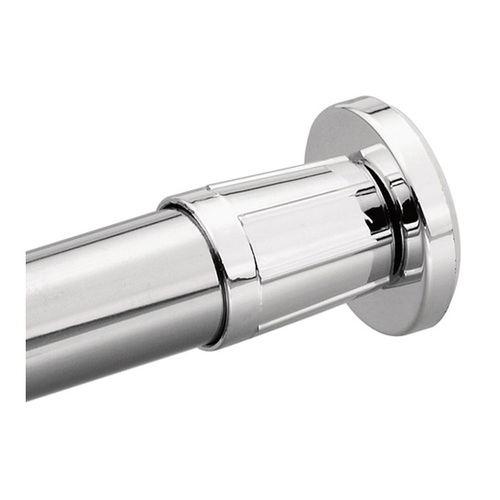 Tension 5' Shower Rod Satin Stainless Steel Finish