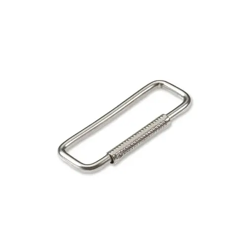 Spring Sleeve Key Ring 24/Card Steel