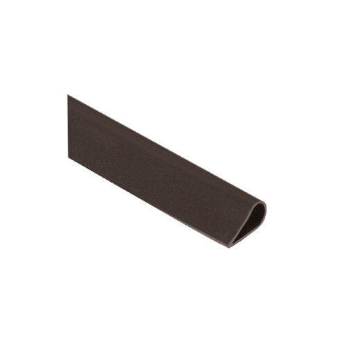 National Guard Products 5050B 17FT Self-Adhesive Brown Silicone Bulb Fire & Smoke Seal 1/4 H x 1/2" W 17ft