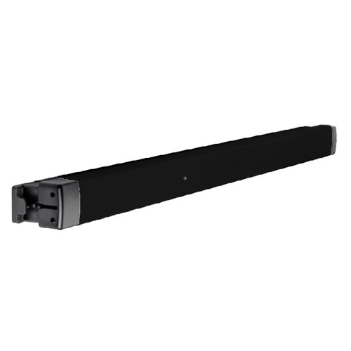 8800 Narrow Stile Rim Exit Device with Electronic Latch Retraction Black Anodized Aluminum