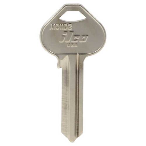 Russwin 6-Pin 6D2R Blank Key Silver