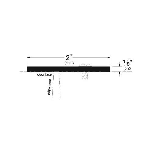 Overlapping Astragal With Thru-Bolts