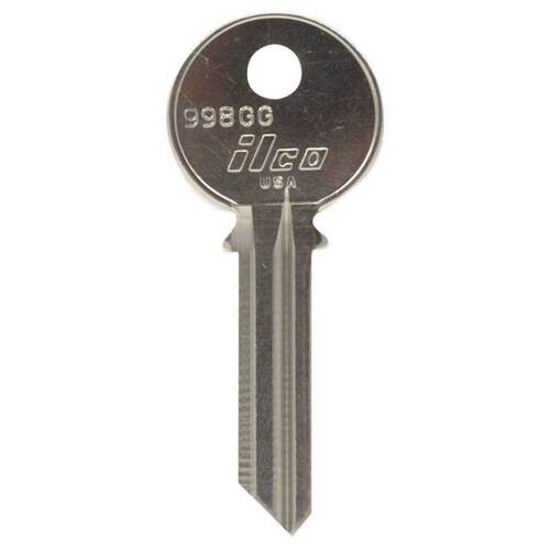 KEYBLANK ILCO KEYBLANK NICKEL PLATED