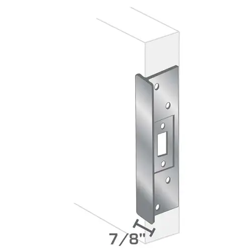 Latch Protector - T-Style 6" x 1-3/4" Clear Anodized Aluminum