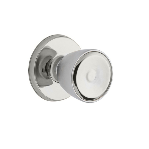 Beverly Passage Door Knob Set from the Elements Series Satin Chrome
