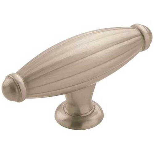 Traditional Blythe T-Pull Cabinet Knob 2 5/8" Length Satin Nickel