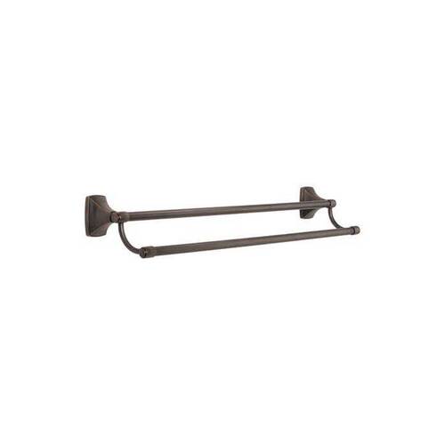 Amerock BH26505ORB 24" (610 mm) Clarendon Double Towel Bar Oil Rubbed Bronze Finish