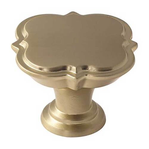 1-3/4" (44 mm) Grace Revitalize Cabinet Knob Golden Champagne Finish