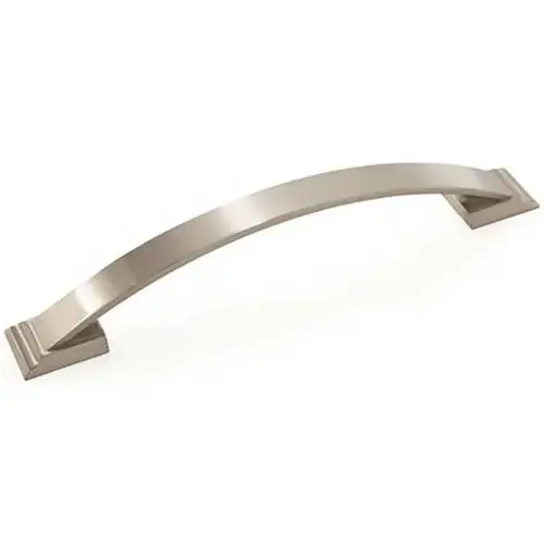 6-5/16" (160 mm) Center to Center Candler Cabinet Pull Satin Nickel Finish