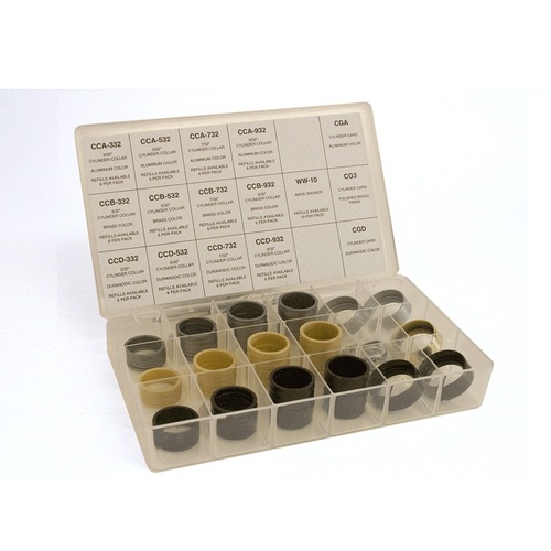 Spacer Collar Assortment/Accessory Kit for Mortise Cylinders