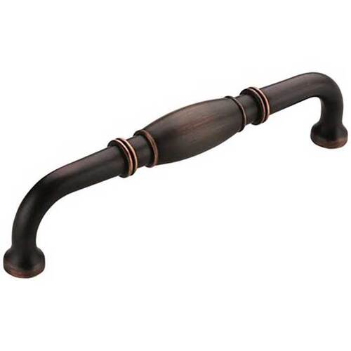 Cabinet Barrel Pull For Kitchen And Bathroom Hardware 6 5/16" Center to Center Oil Rubbed Bronze