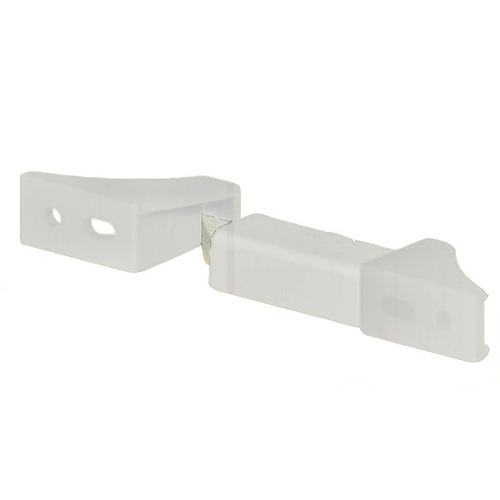 Double Door Latch RH White