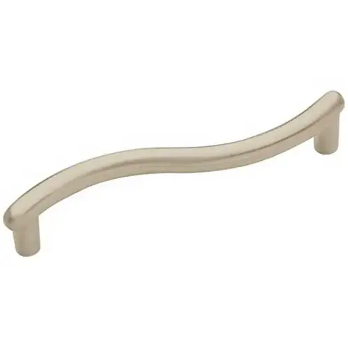 3-3/4" (96 mm) Center to Center Allison Value Basic Metals Cabinet Pull Satin Nickel Finish