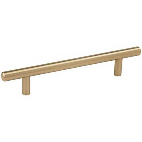 5-1/16" (128 mm) Center to Center Bar Cabinet Pull Golden Champagne Finish