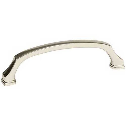 5-1/16" (128 mm) Center to Center Revitalize Cabinet Pull Bright Nickel Finish