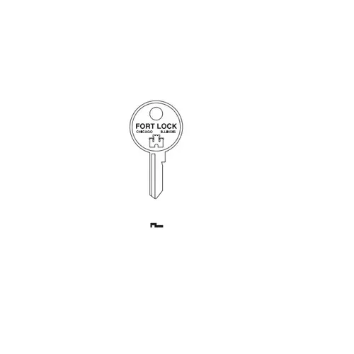 Compx Security KT1-XCP10 Fort Key Blanks F/ 1T Series Lock - pack of 10