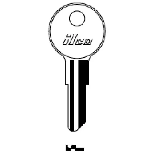 Chicago K9 Blank Utility Key Silver