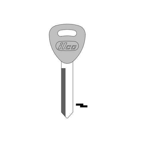 ILCO KEY BLANK NP NICKEL PLATED