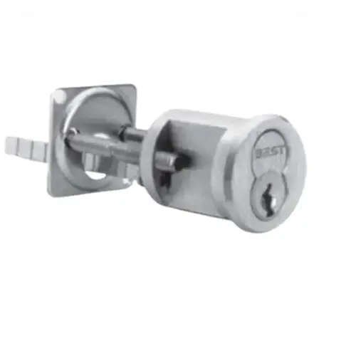 BEST 12E72-S2RP626 7 Pin Standard Rim Cylinder Housing Satin Chrome Finish