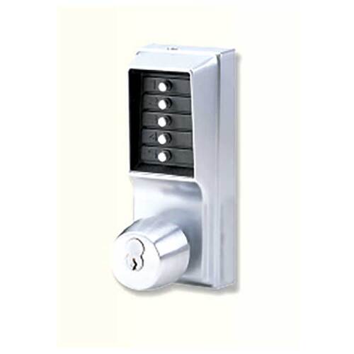 Combo Passage/Key Bypass Schlage Satin Chrome