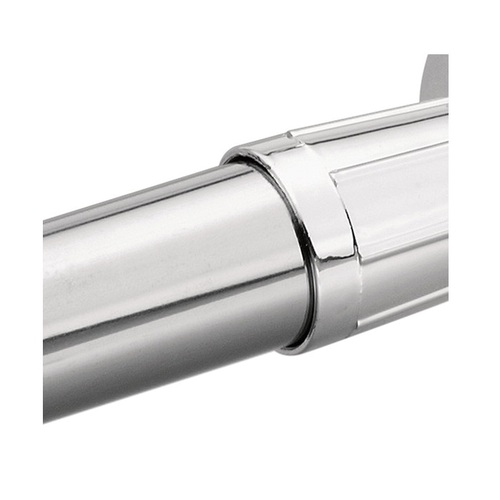 5' Aluminum Shower Rod Bright Chrome Finish