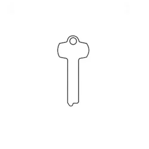 Standard 7 Pin Q Keyway Key Blank KS208