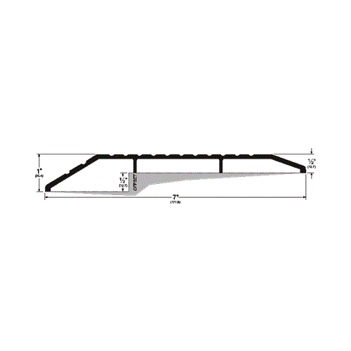 48" 182 Threshold Mill Finish Aluminum