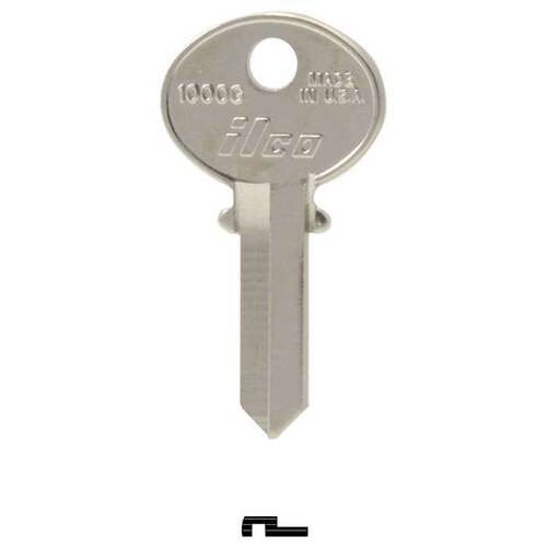 CCL 8618C-CR Blank Utility Key Silver