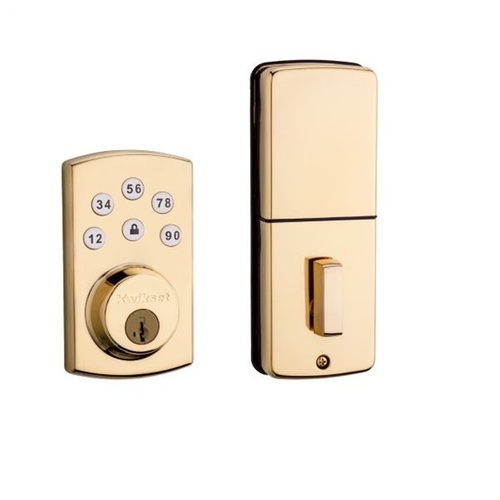Kwikset 9073SMTRCALRCSCP Touchpad Electronic Deadbolt Powerbolt