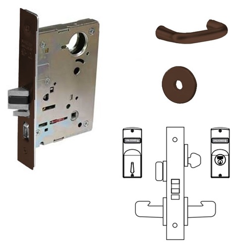 Single Cylinder Office Lever or Entry Mortise Lock - LC