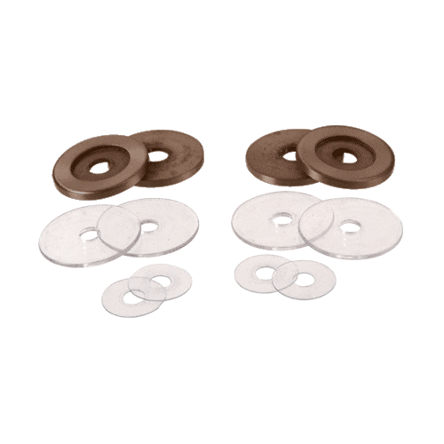 Brushed Bronze Replacement Washers for Back-to-Back Solid Pull Handle